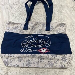 Disney Cruise Line Navy and Gray Tote Bag